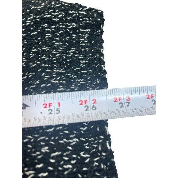 Merona Women’s M Black White Marled Open Front Cardigan Sweater - Picture 10 of 14